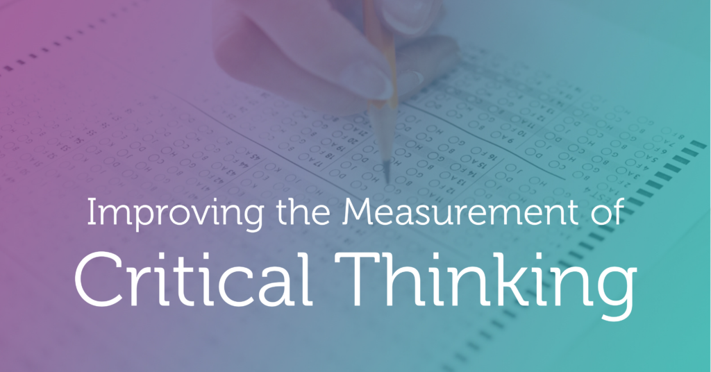 measurement of critical thinking